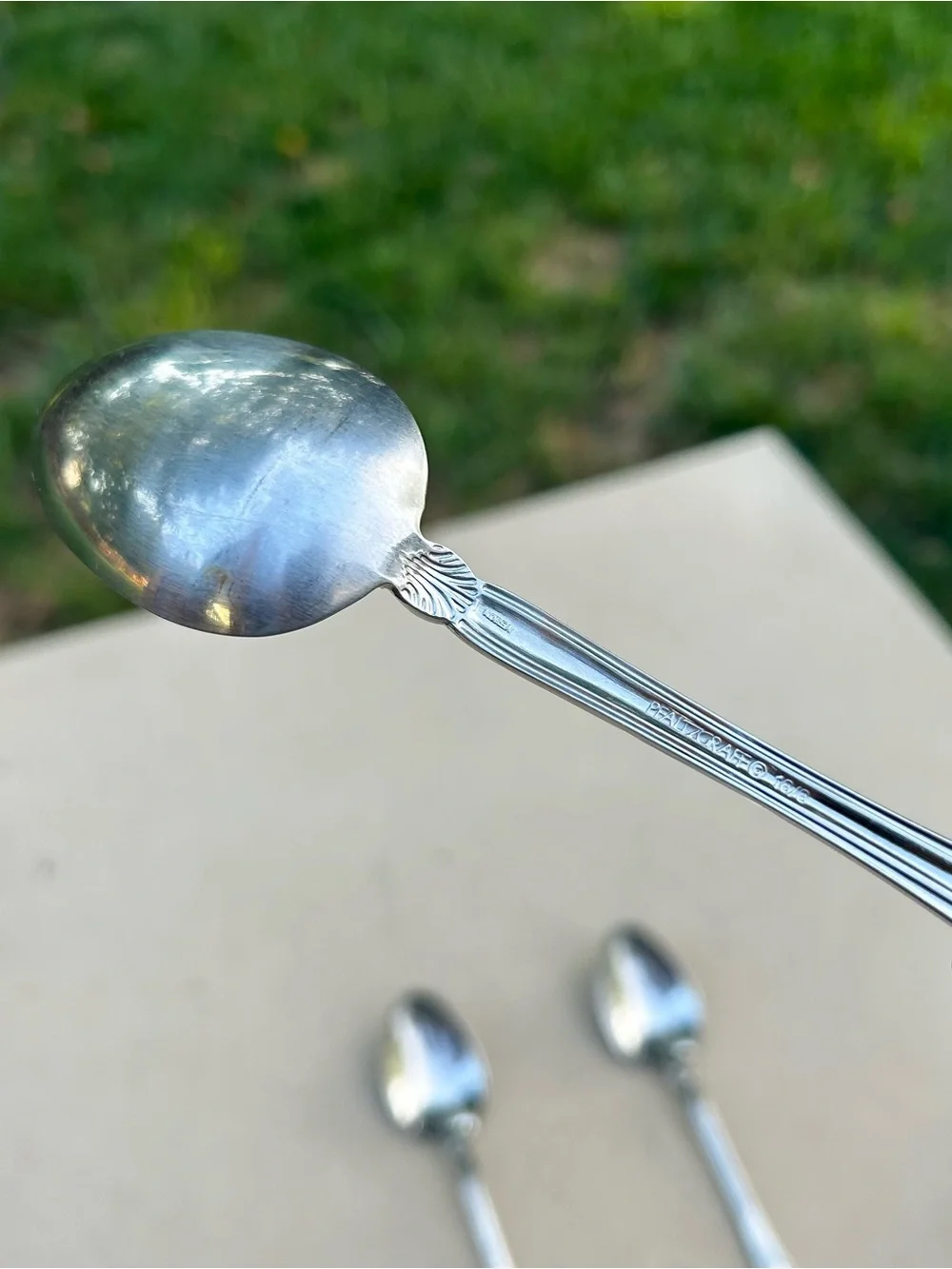 Pfaltzgraff Artesia 18/8 Stainless Steel Set of 3 Soup Spoons 6 3/4”